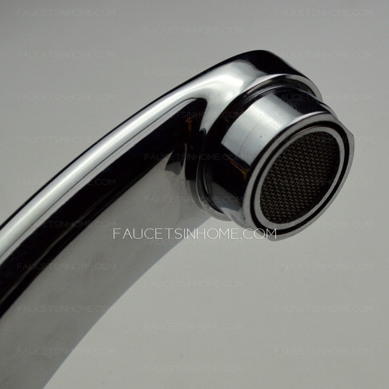 Classic Single Handle Two Holes Wall Mounted Kitchen Faucet