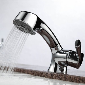 Cool Pullout Spray Single Handle One Hole Bathroom Faucet