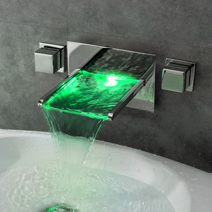 Besy Temperature Changing Color Wall Mounted LED Faucet