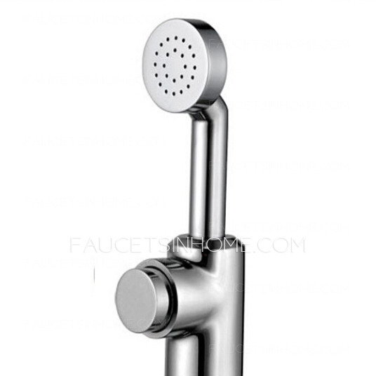 Designed Press Button Wall Mount Hand Held Bidet Faucet