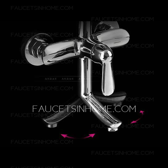 Designed Streamlined Top And Hand Shower Faucet System