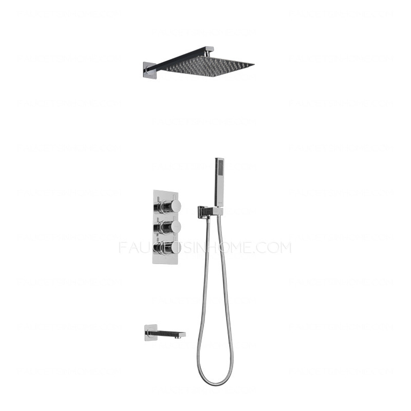 Faueet High End Concealed Wall Mount Shower Faucet With Under Faucet