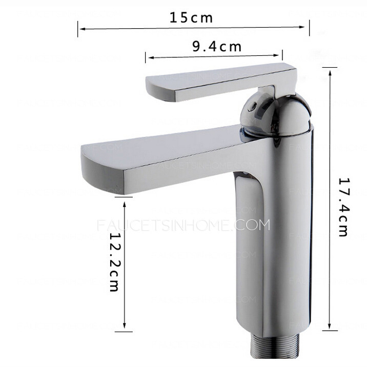 Cool Sector Shaped Waterfall Deck Mount Faucet For Bathroom