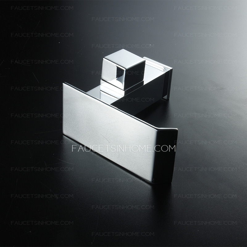 Cool Square Shaped Side Handle Waterfall Bathroom Faucet