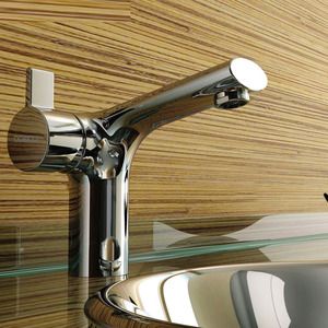 High End Copper Rotatable Side Handle Radian Cool Bathroom Faucet