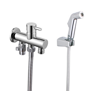 Modern Brass Spray Bidet Faucet Of Cold And Hot Water