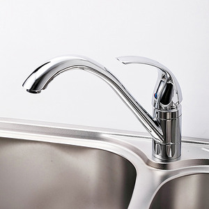 Designer Brass Cold And Hot Water Kitchen Faucet Rotatable