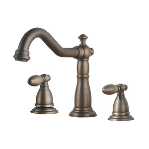 Brassqueen Best Oil Rubbed Bronze Three Hole Brushed Bathroom Faucets