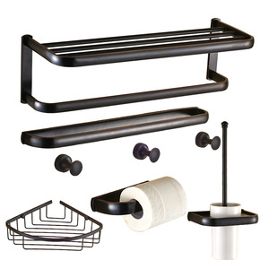 American County Style Oil Rubbed Bronze 6-Piece Bathroom Accessory Sets