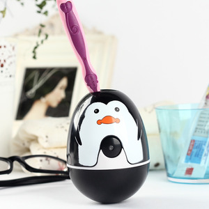 Cute Tumbler Penguin Kids Toothbrush Holder