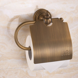 Vintage Antique Brass Toilet Paper Roll Holders