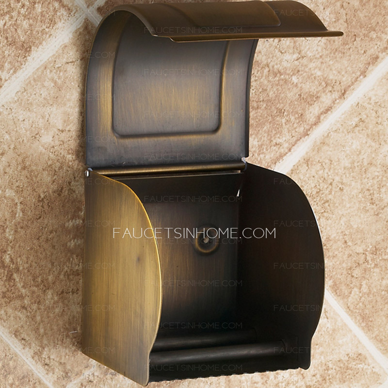 Vintage Bronze Toilet Paper Holders Wall Mount
