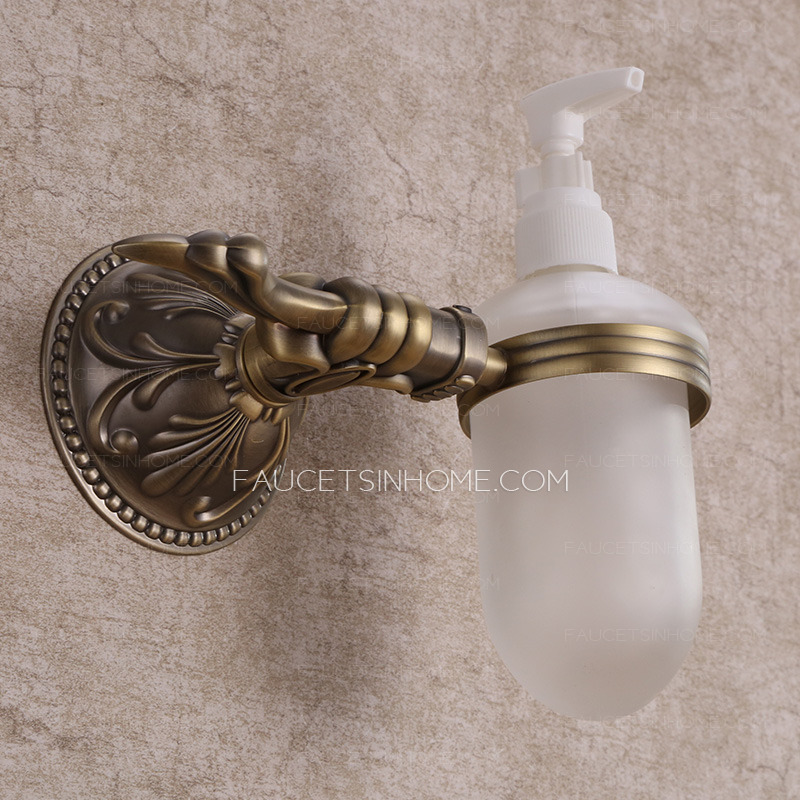 European Style Carved Wall Mount Soap Dispensers