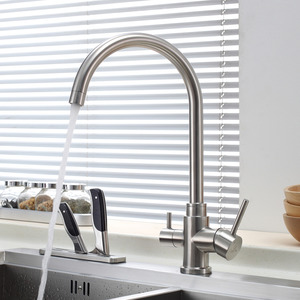 Advanced Stainless Steel Dual-Rotatable Kitchen Faucet For Drinking Water