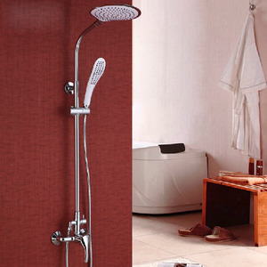 Designer Brass Elevating Outdoor Shower Faucets System
