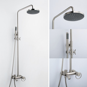 Modern Brass Brushed Nickel Outside Shower Heads And Faucets
