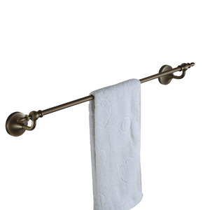 Antique Bronze Single Towel Bars With Brushed Finish
