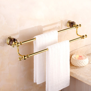 High End Marble Double Towel Bars For Bathroom
