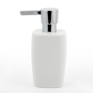 Modern White Ceramic Bathroom Soap Dispensers