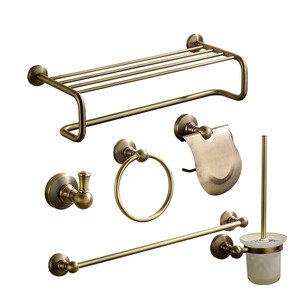 Antique Bronze Brass Bathroom Accessory Sets(6 piece)