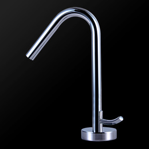 Contemporary Silver Bathroom Faucets Chrome Finish