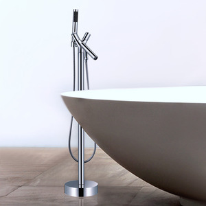 Creative Chrome Freestanding Faucet For Bathtub 
