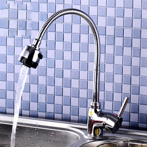 Rotatable Pull Down Faucets Kitchen Hot Cold 
