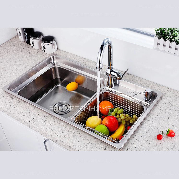 Best Nickel Brushed Stainless Steel Kitchen Sinks Double Sinks With Faucets
