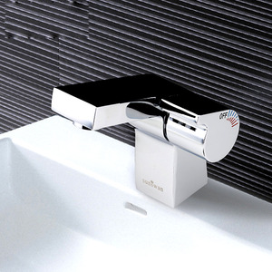Designed Electroplated Brass Vessel Mount Bathroom Sink Faucets