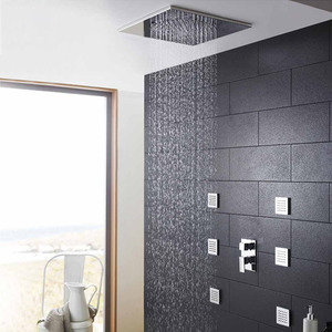 High End Wall Mount Side-Blown Massage Shower Faucet Systems