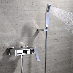 Best Wall Mount Chrome Waterfall Bathtub Shower Faucet