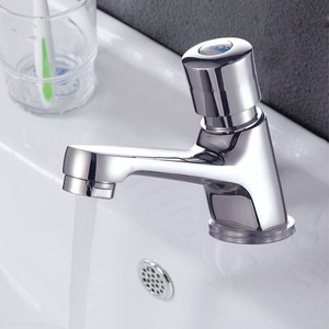 Affordable Vessel Press Type Single Hole Bathroom Faucets