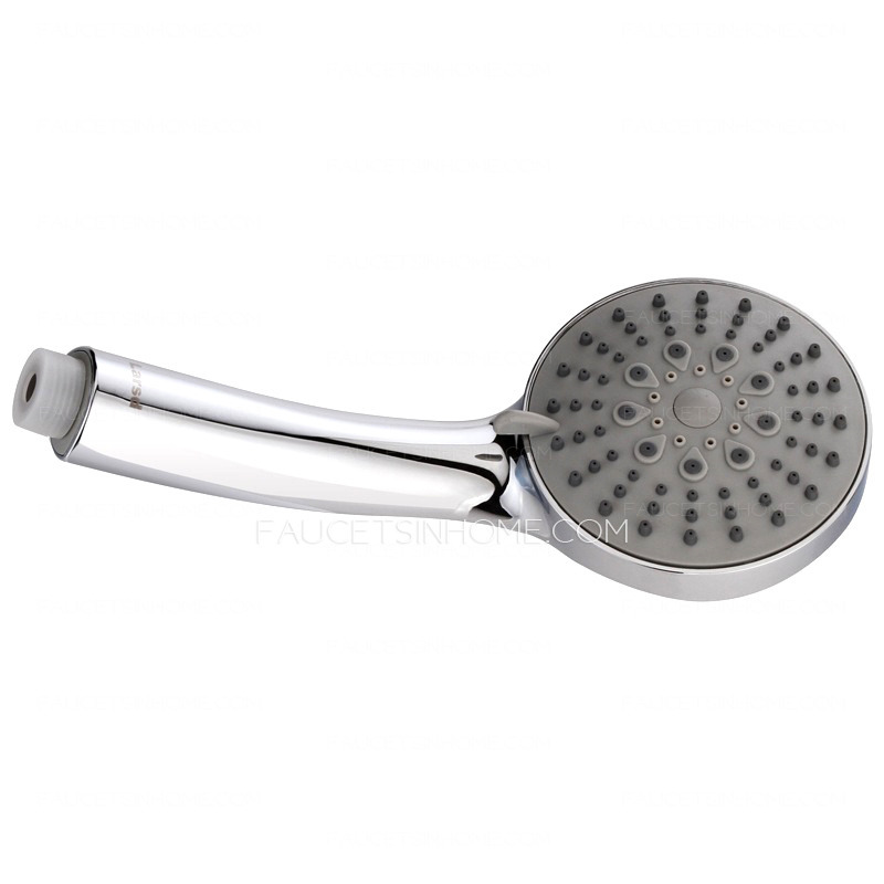 Silver ABS Plastic Chrome Finish Hand Shower