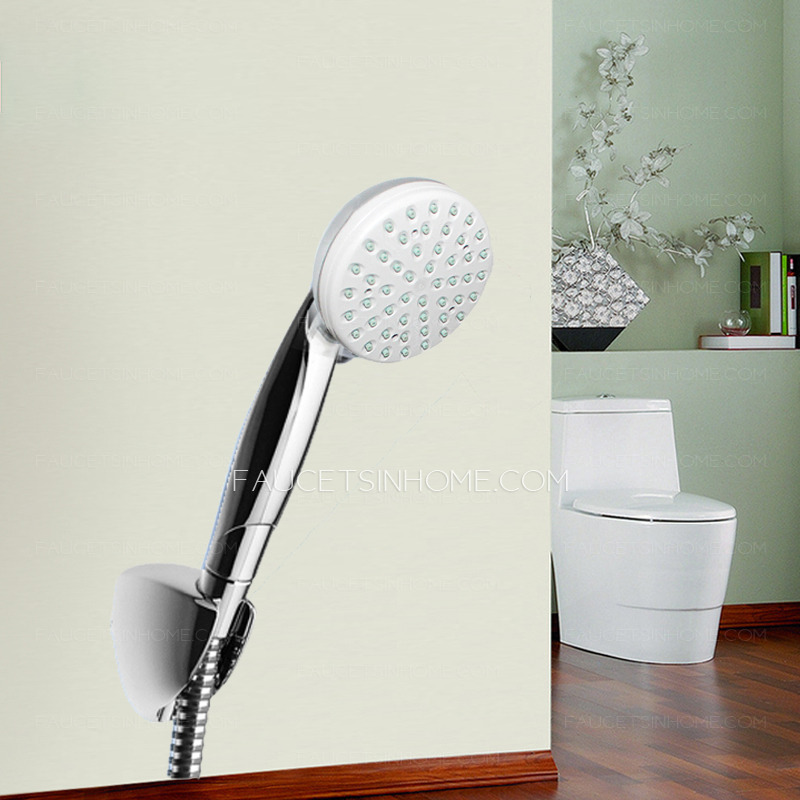 Simple Single Handle Chrome Brass Bathroom Shower Heads