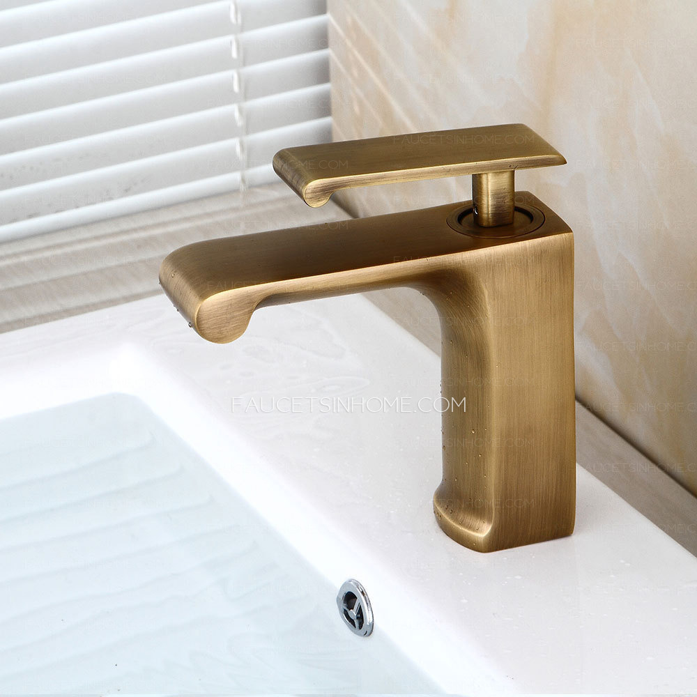 Matte Gold Rustic Nordic Waterfall Brass  Bathroom Shower Tap