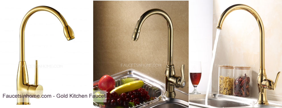 Gold Kitchen Faucet				